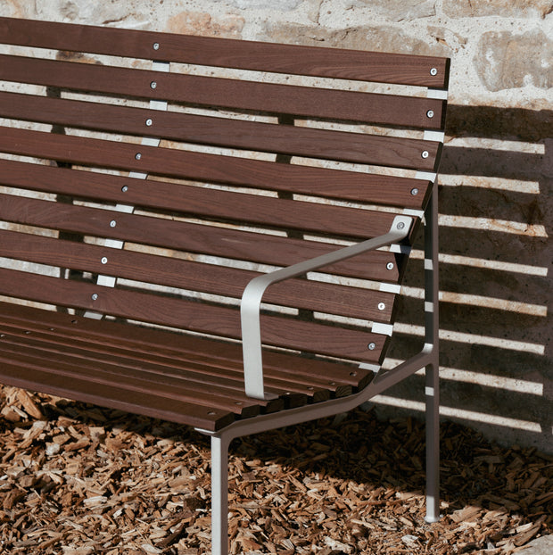 HAY Zahradní lavice Traverse Dining W. Arm, Oiled / Ash - DESIGNSPOT