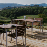 HAY Zahradní lavice Traverse Dining W. Arm, Oiled / Ash - DESIGNSPOT