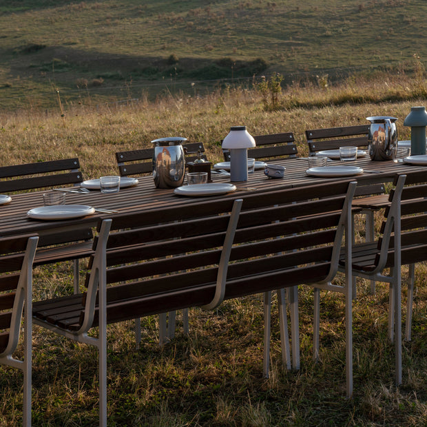 HAY Zahradní lavice Traverse Dining W. Arm, Oiled / Ash - DESIGNSPOT