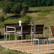 HAY Zahradní lavice Traverse Dining W. Arm, Oiled / Ash - DESIGNSPOT