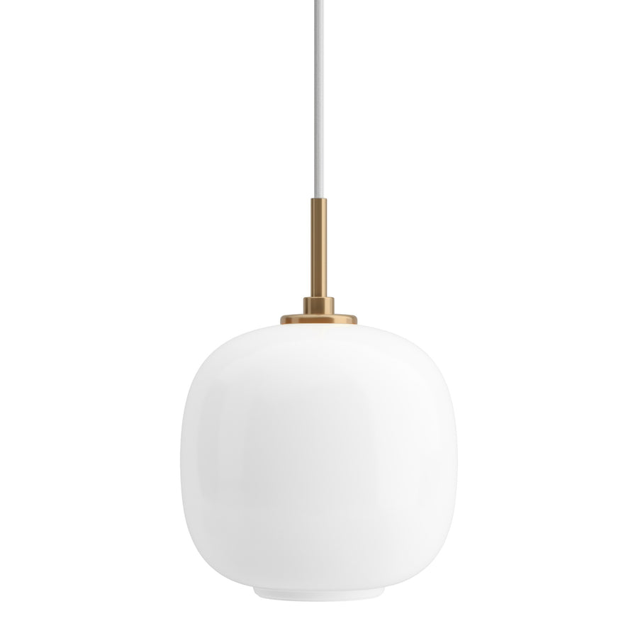 Závěsná lampa VL 45 Radiohus, 175, Brass / White Opal