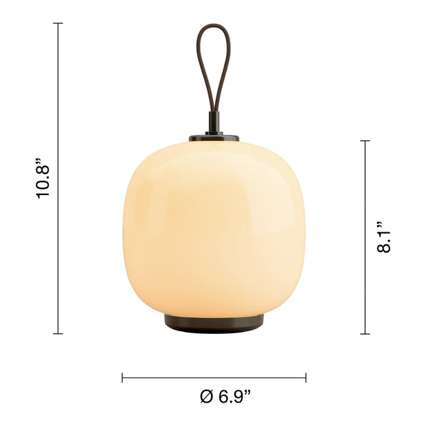 Louis Poulsen Přenosná lampa VL 45 Radiohus, Brass / Pale Yellow - DESIGNSPOT