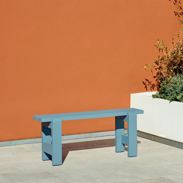 Hay Lavice Weekday Bench S, Steel Blue - DESIGNSPOT