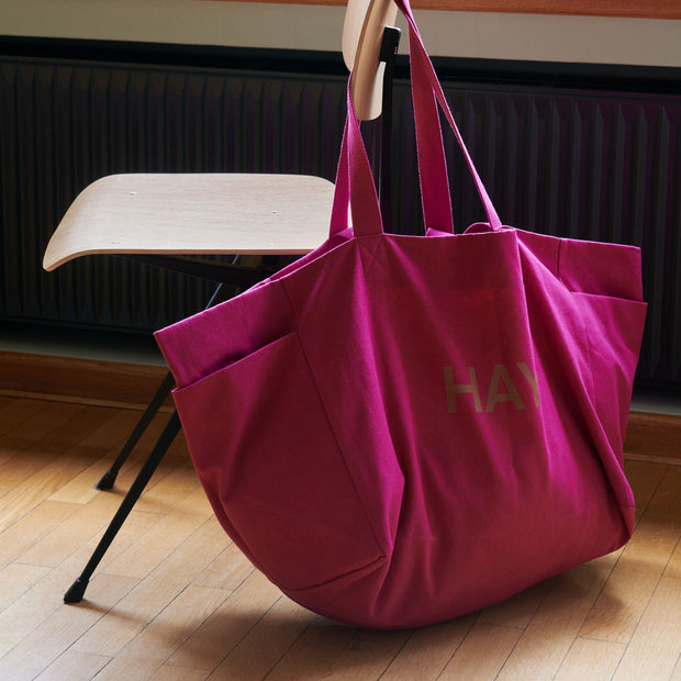 HAY Látková taška Weekend, Large, Purple - DESIGNSPOT