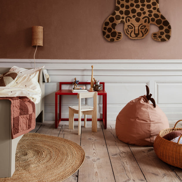 Ferm Living Sedací vak Pear, Green - DESIGNSPOT
