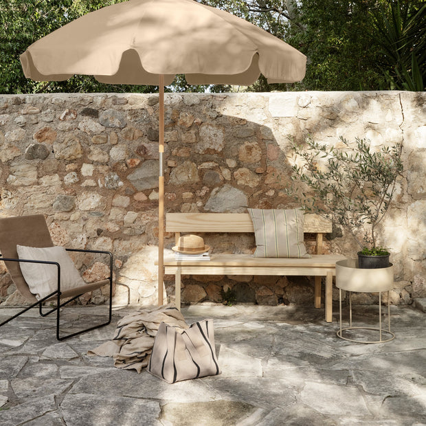 ferm LIVING Látková taška Yard Picnic, Sand / Black - DESIGNSPOT