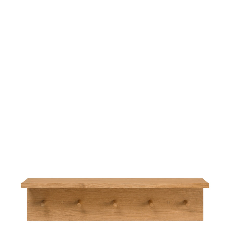 Věšák s poličkou Place Rack Medium, Oak