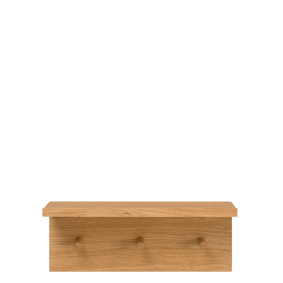 Věšák s poličkou Place Rack Small, Oak