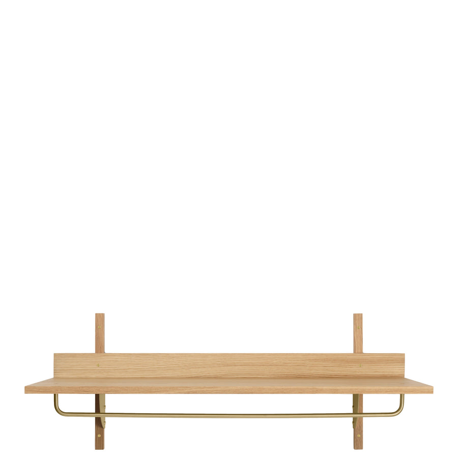 Police s věšákem Sector Rack, Natural Oak