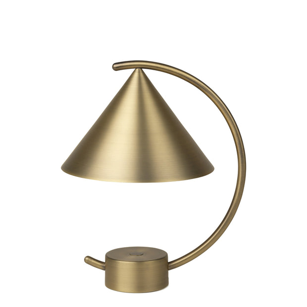 Ferm Living Přenosná lampa Meridian, Brass - DESIGNSPOT