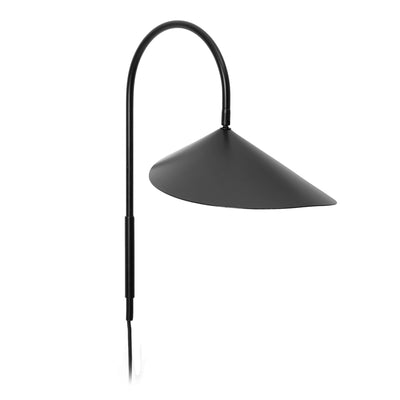 ferm LIVING Nástěnná lampa Arum Swivel, Black - DESIGNSPOT