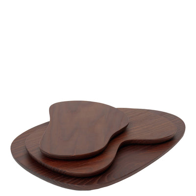 Ferm Living Sada prkének Cairn, sada 3 ks, Dark Brown - DESIGNSPOT
