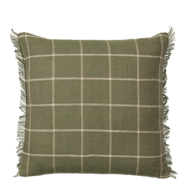 Ferm Living Polštář Calm, Olive - DESIGNSPOT