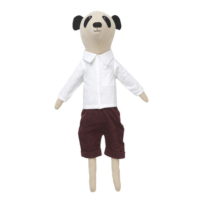 ferm LIVING Plyšová panda Teddy - DESIGNSPOT