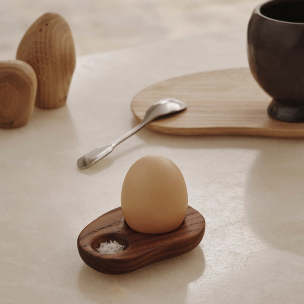 Ferm Living Stojan na vejce Cairn, sada 2 ks, Oak - DESIGNSPOT