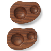 Ferm Living Stojan na vejce Cairn, sada 2 ks, Oak - DESIGNSPOT