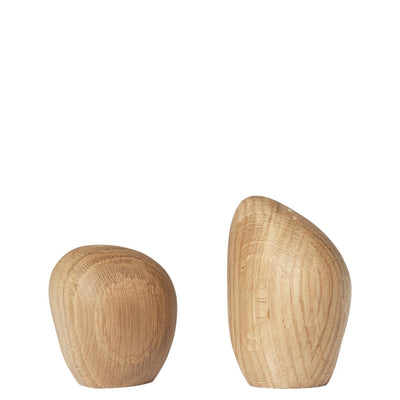 Ferm Living Solnička a pepřenka Cairn, sada 2 ks, Oak - DESIGNSPOT
