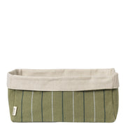Ferm Living Koš na pečivo Ito, Rectangular, Natural/Seaweed - DESIGNSPOT