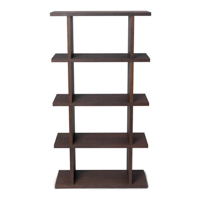 Ferm Living Knihovna Kona 1x4, Dark Oak - DESIGNSPOT