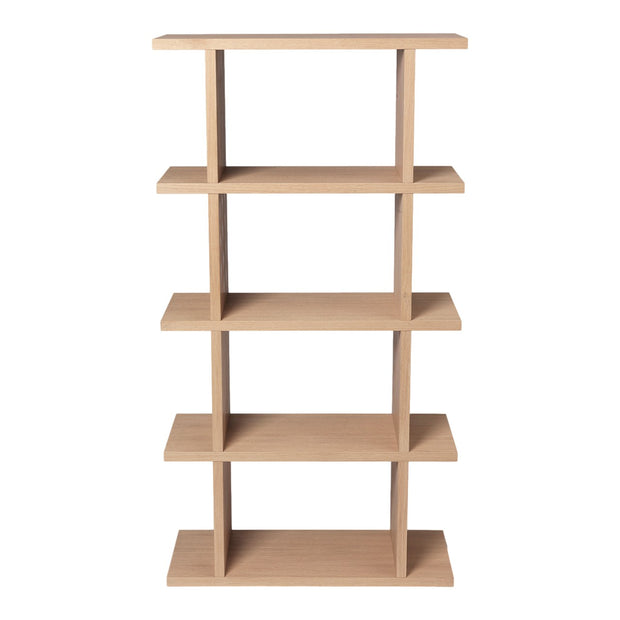 Ferm Living Knihovna Kona 1x4, Natural Oak - DESIGNSPOT