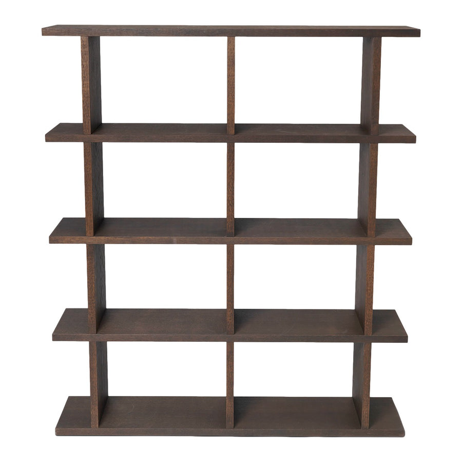 Knihovna Kona 2x4, Dark Oak