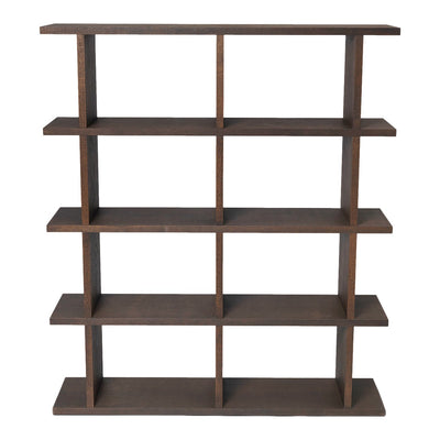 Ferm Living Knihovna Kona 2x4, Dark Oak - DESIGNSPOT