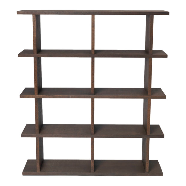 Ferm Living Knihovna Kona 2x4, Dark Oak - DESIGNSPOT