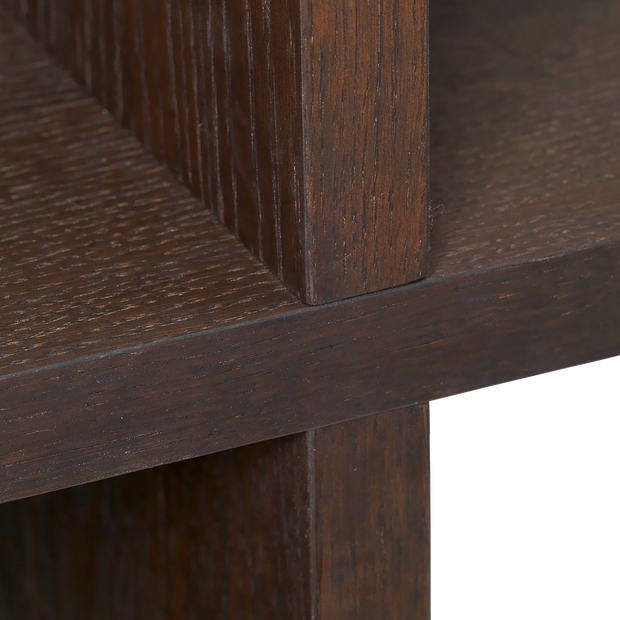 Ferm Living Knihovna Kona 1x4, Dark Oak - DESIGNSPOT