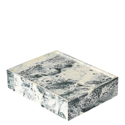Ferm Living Úložný box Mist Box, L, Emerald Off-white - DESIGNSPOT