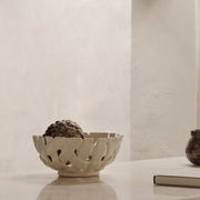 Ferm Living Mísa Plait Bowl Ø24, Off-White - DESIGNSPOT