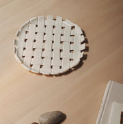 Ferm Living Mísa Plait Bowl Ø24, Off-White - DESIGNSPOT