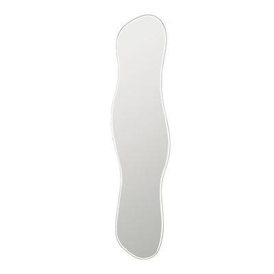 Ferm Living Zrcadlo Pond Full Size, Dark Chrome - DESIGNSPOT