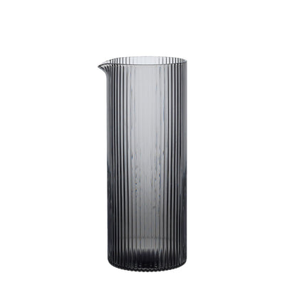 Ferm Living Džbánek na mléko Ripple Jug, Smoked Grey - DESIGNSPOT