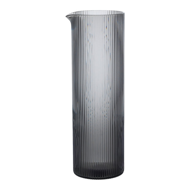 Ferm Living Karafa na vodu Ripple Jug, Smoked Grey - DESIGNSPOT