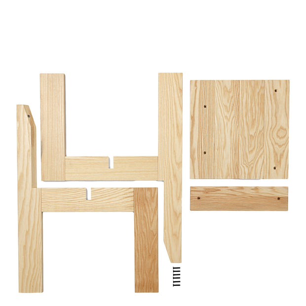 ferm LIVING Dětská židle Ark, Ash - DESIGNSPOT