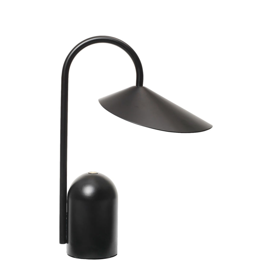 Přenosná lampa Arum, Black