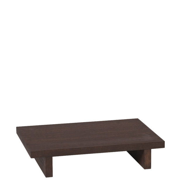 Ferm Living Odkládací stolek Kona Side, Dark Stained Oak - DESIGNSPOT