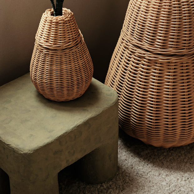 ferm LIVING Stolička Podo Stool, Khaki - DESIGNSPOT