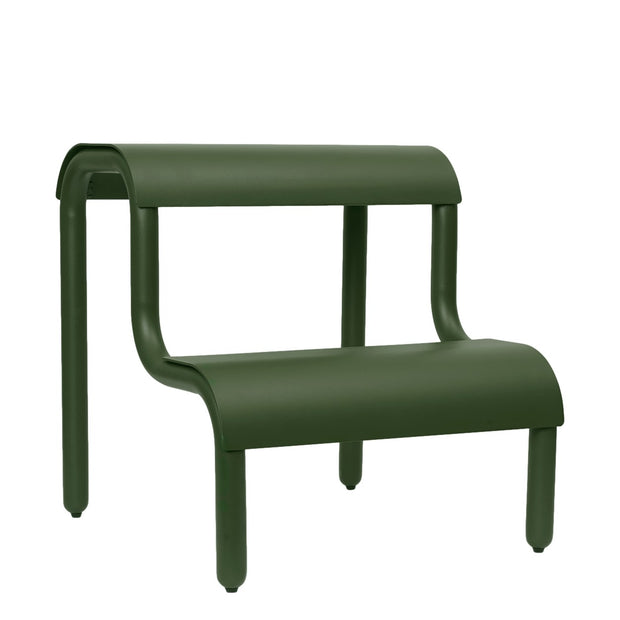 Ferm Living Stolička Up Step, Forest Green - DESIGNSPOT