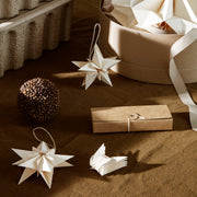 ferm LIVING Sada vánočních ozdob Amanda Paper Stars, 3 ks - DESIGNSPOT