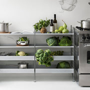 String Podlahový panel 85 x 30 cm, Galvanized - DESIGNSPOT