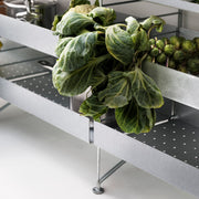 String Podlahový panel 85 x 30 cm, Galvanized - DESIGNSPOT