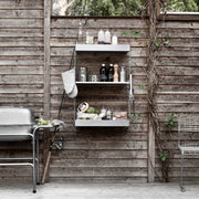 String Podlahový panel 85 x 30 cm, Galvanized - DESIGNSPOT