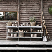 String Podlahový panel 85 x 30 cm, Galvanized - DESIGNSPOT