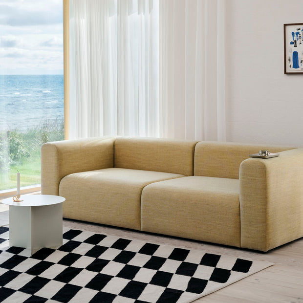 HAY Koberec Shift Kelim, Black - DESIGNSPOT