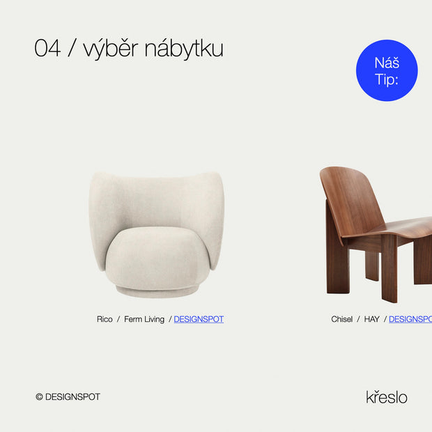 DESIGNSPOT Návrh interiéru na míru: rozšířený balíček - DESIGNSPOT