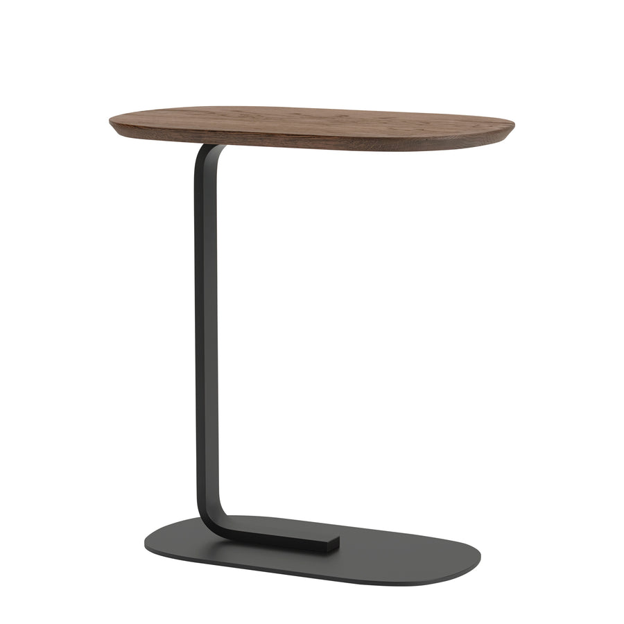 Odkládací stolek Relate, Solid Smoked Oak/Black