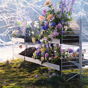 String Sloupek pro podlahový panel 85 x 30 cm, Galvanized - DESIGNSPOT