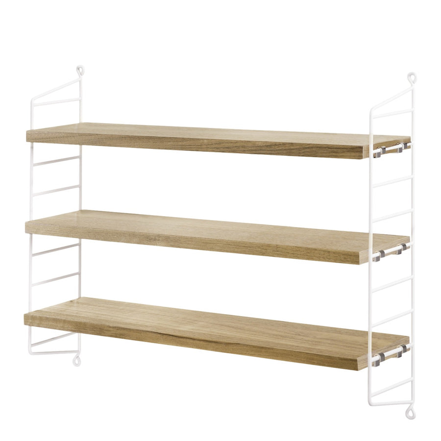 Policový systém String Pocket, White/Oak
