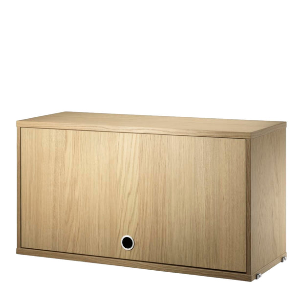 String Skříňka Cabinet with Flip Door, Oak - DESIGNSPOT